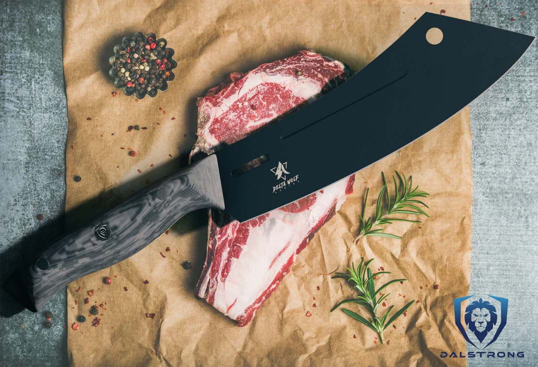 Chef & Cleaver Hybrid Knife 8" | Crixus | Delta Wolf Series | Dalstrong © - Image 10