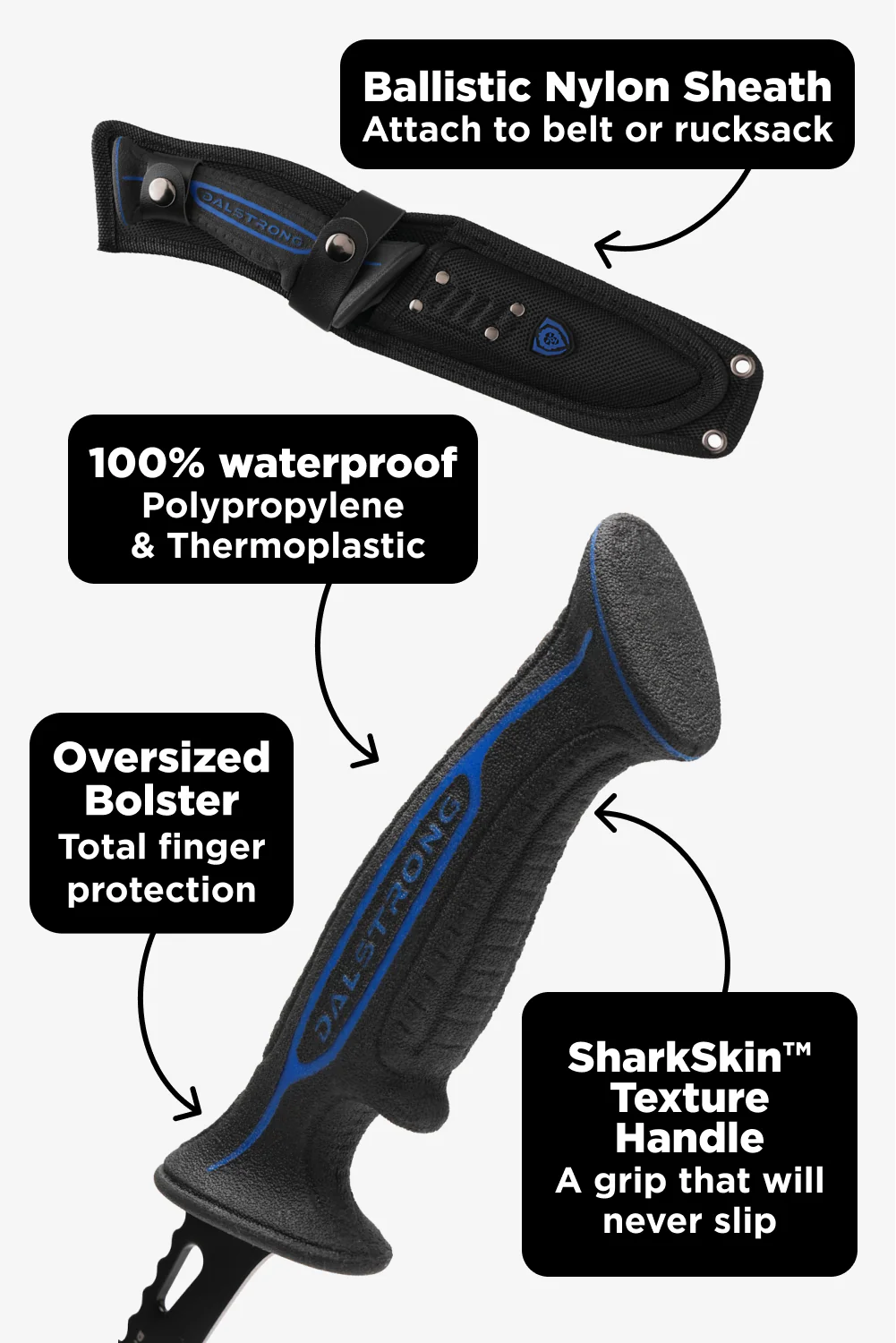 Fillet Knife 4.7" | Night Shark Series | NSF Certified | Dalstrong © - Image 11