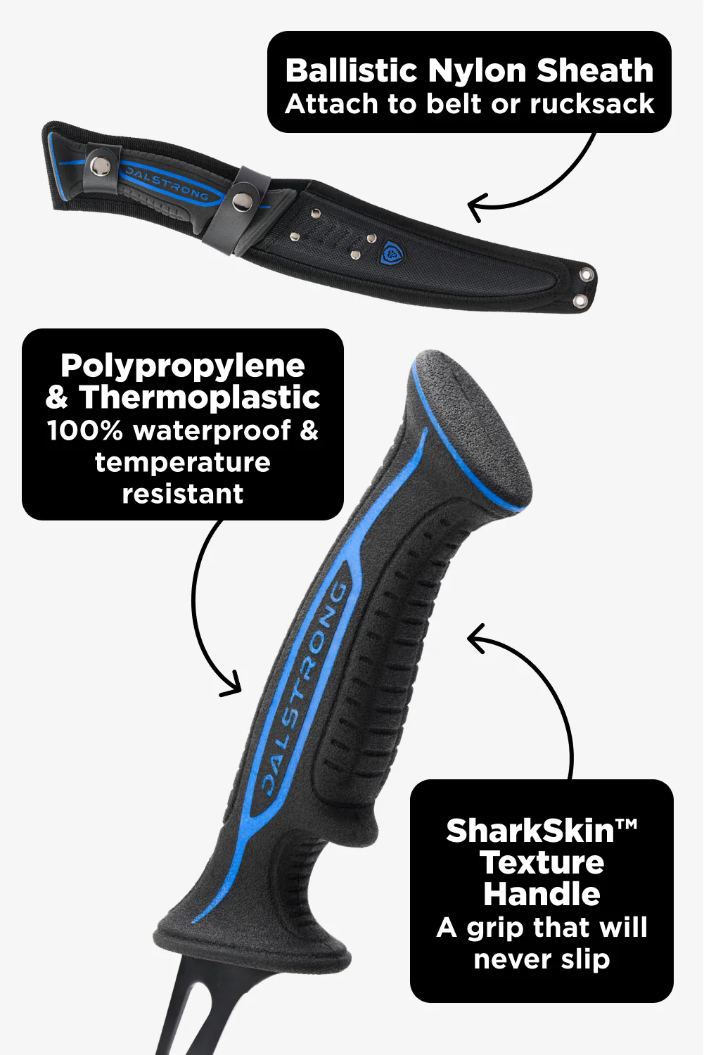 Fillet Knife 7" | Night Shark Series | Flexible Blade | NSF Certified | Dalstrong © - Image 12