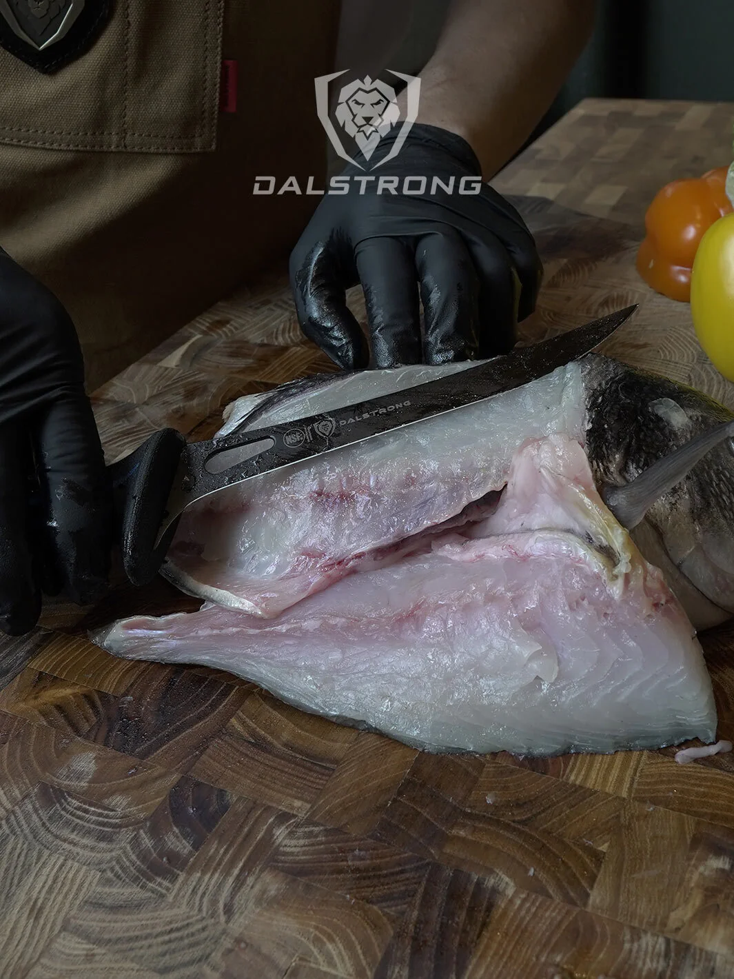 Fillet Knife 7" | Night Shark Series | Flexible Blade | NSF Certified | Dalstrong © - Image 8
