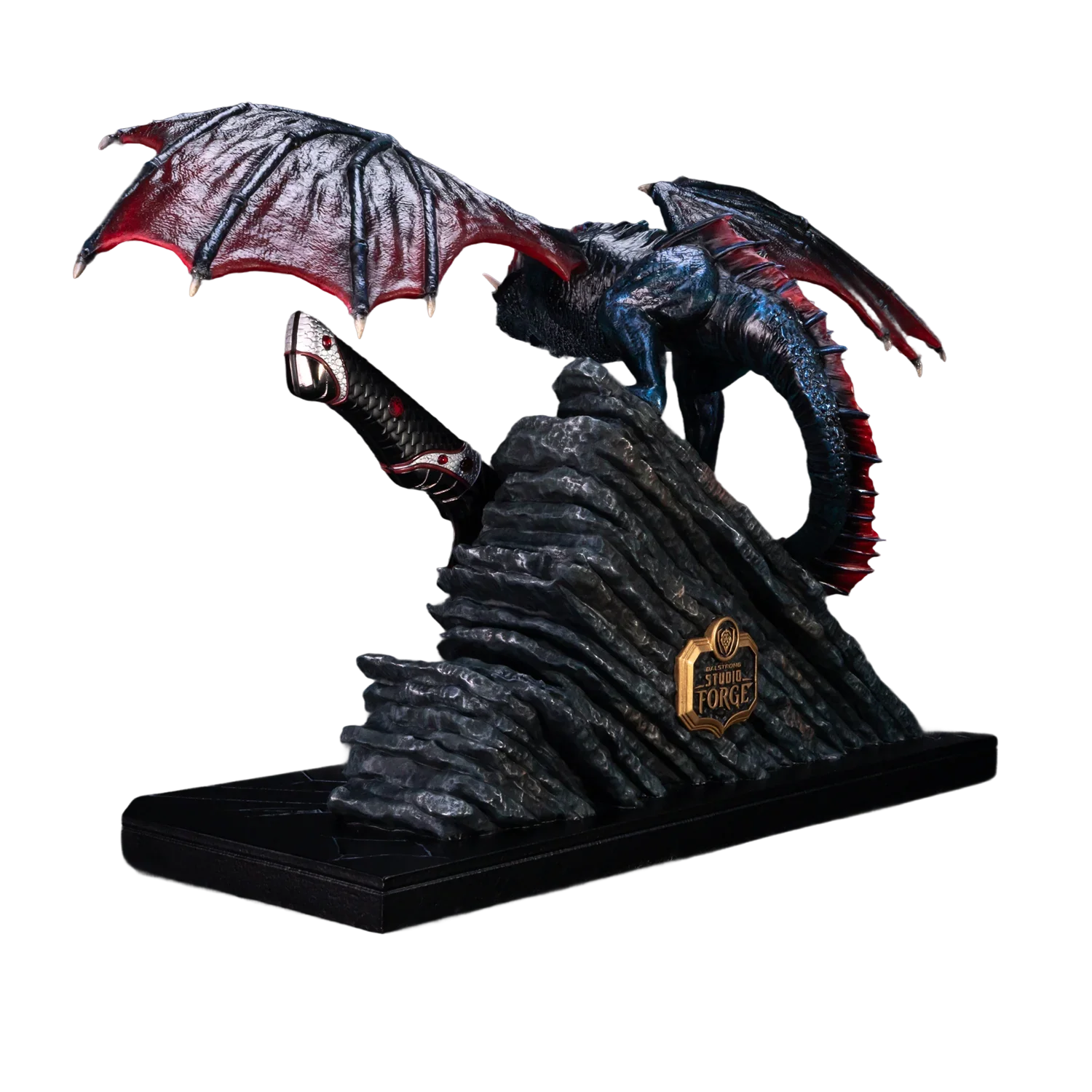 Game of Thrones™ x StudioForge™ | Drogon's Fury™ | 8.5” Collector’s Chef Knife & Sculpted Display Stand - Image 15