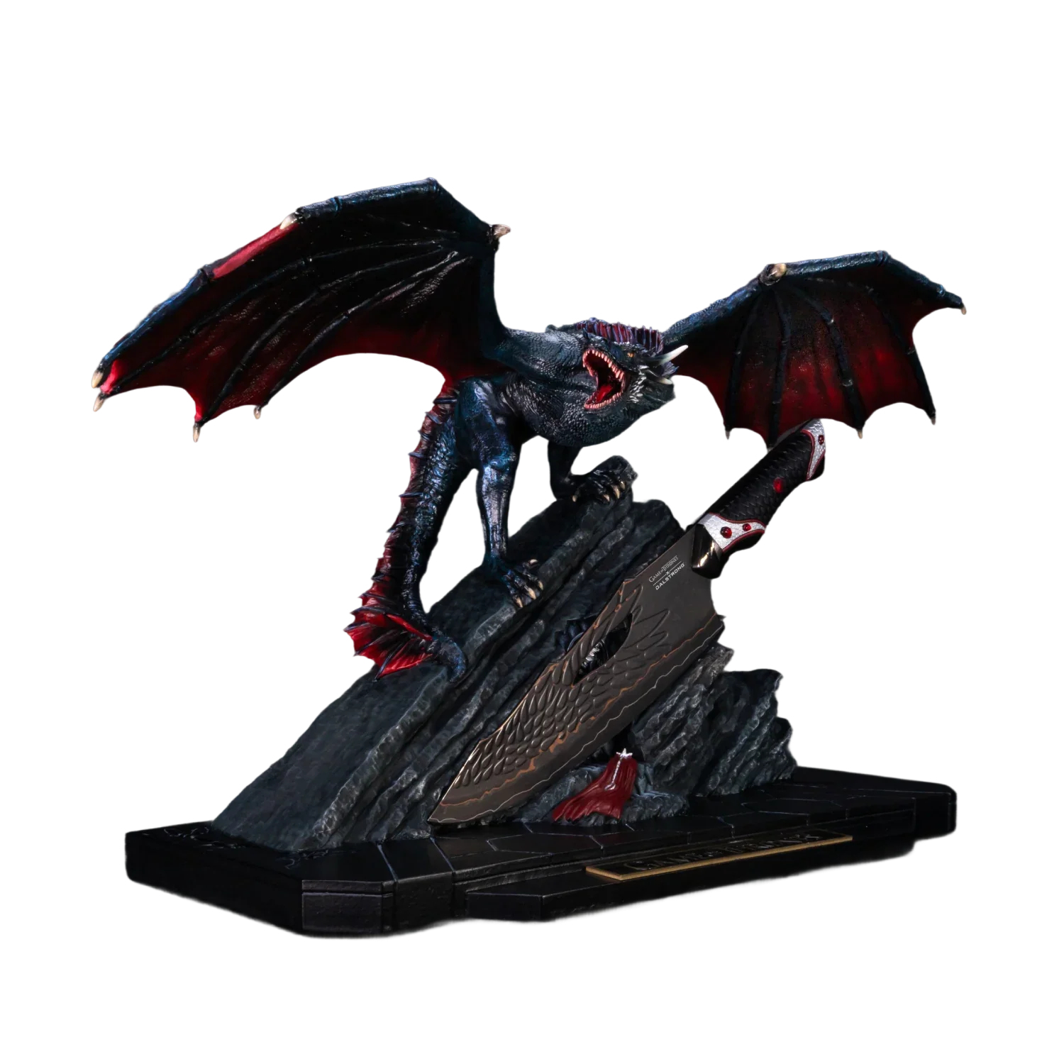 Game of Thrones™ x StudioForge™ | Drogon's Fury™ | 8.5” Collector’s Chef Knife & Sculpted Display Stand - Image 17