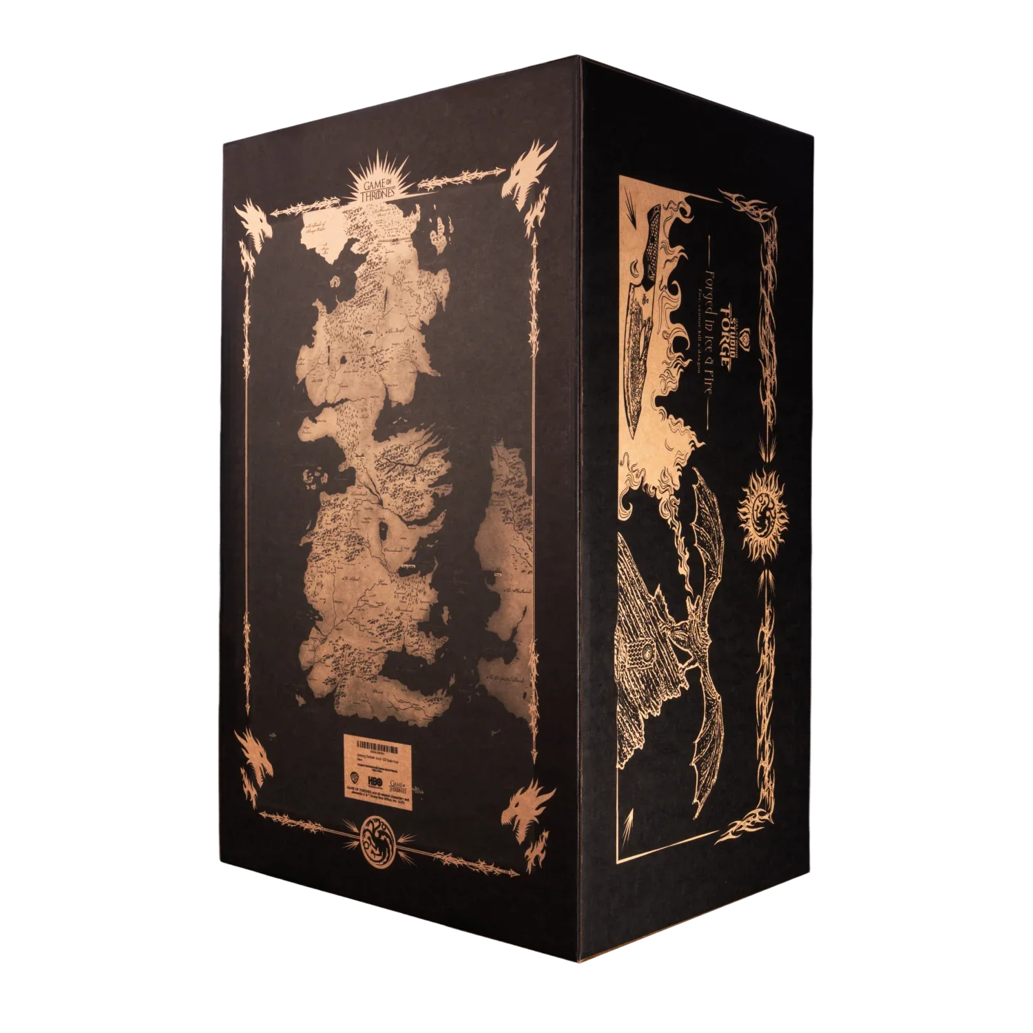Game of Thrones™ x StudioForge™ | Drogon's Fury™ | 8.5” Collector’s Chef Knife & Sculpted Display Stand - Image 5