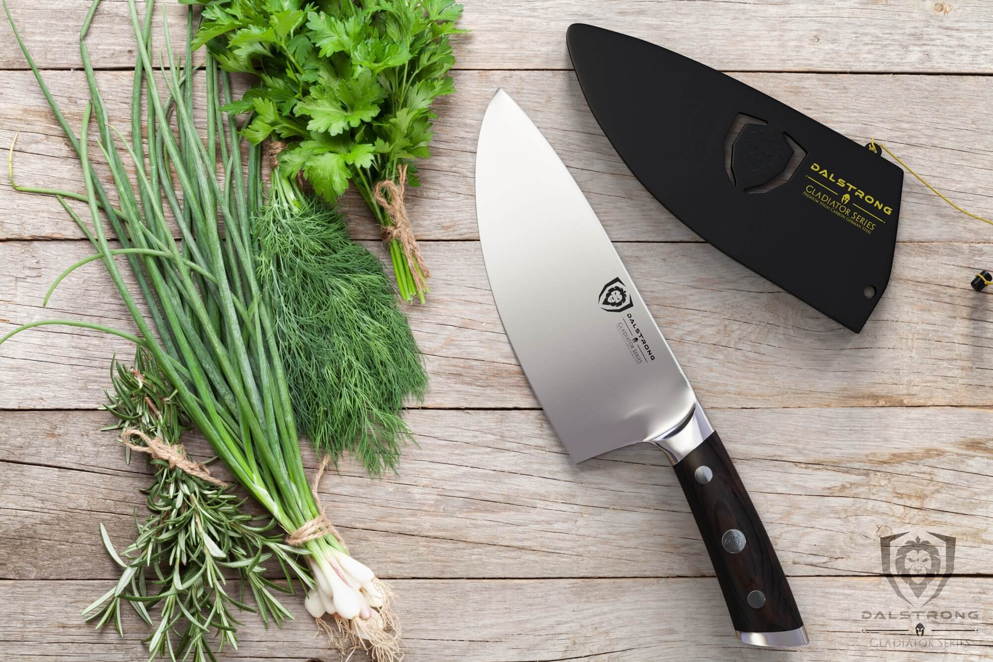Rocking Herb Knife 7" | Gladiator Series | NSF Certified | Dalstrong © - Image 10