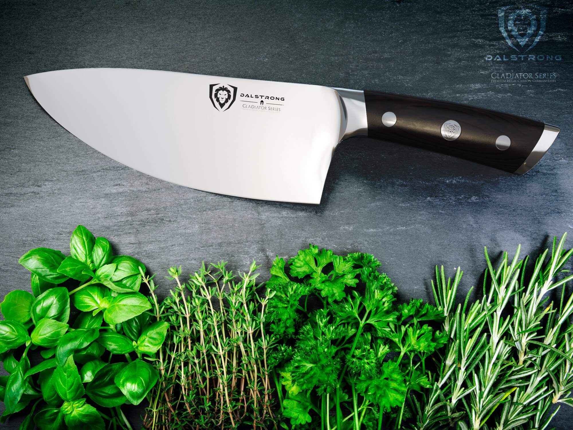 Rocking Herb Knife 7" | Gladiator Series | NSF Certified | Dalstrong © - Image 8