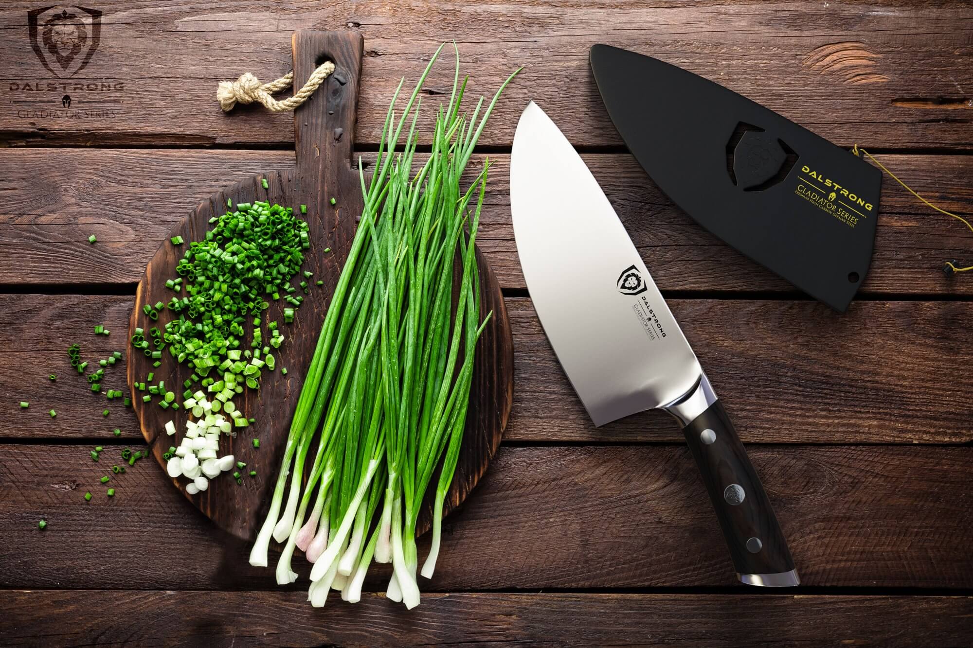 Rocking Herb Knife 7" | Gladiator Series | NSF Certified | Dalstrong © - Image 9