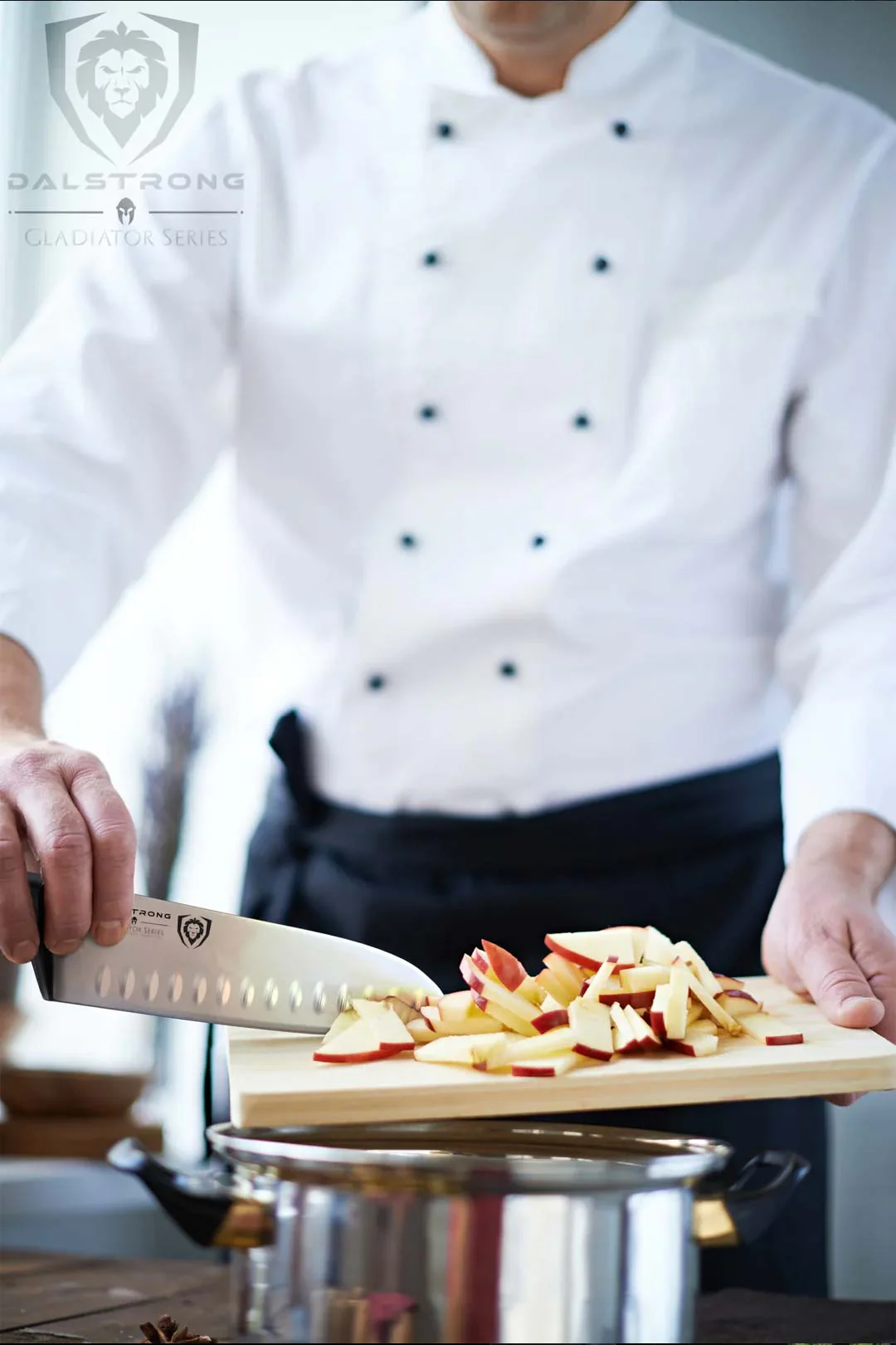 Santoku Knife 7" | Gladiator Series Elite | NSF Certified | Dalstrong © - Image 10
