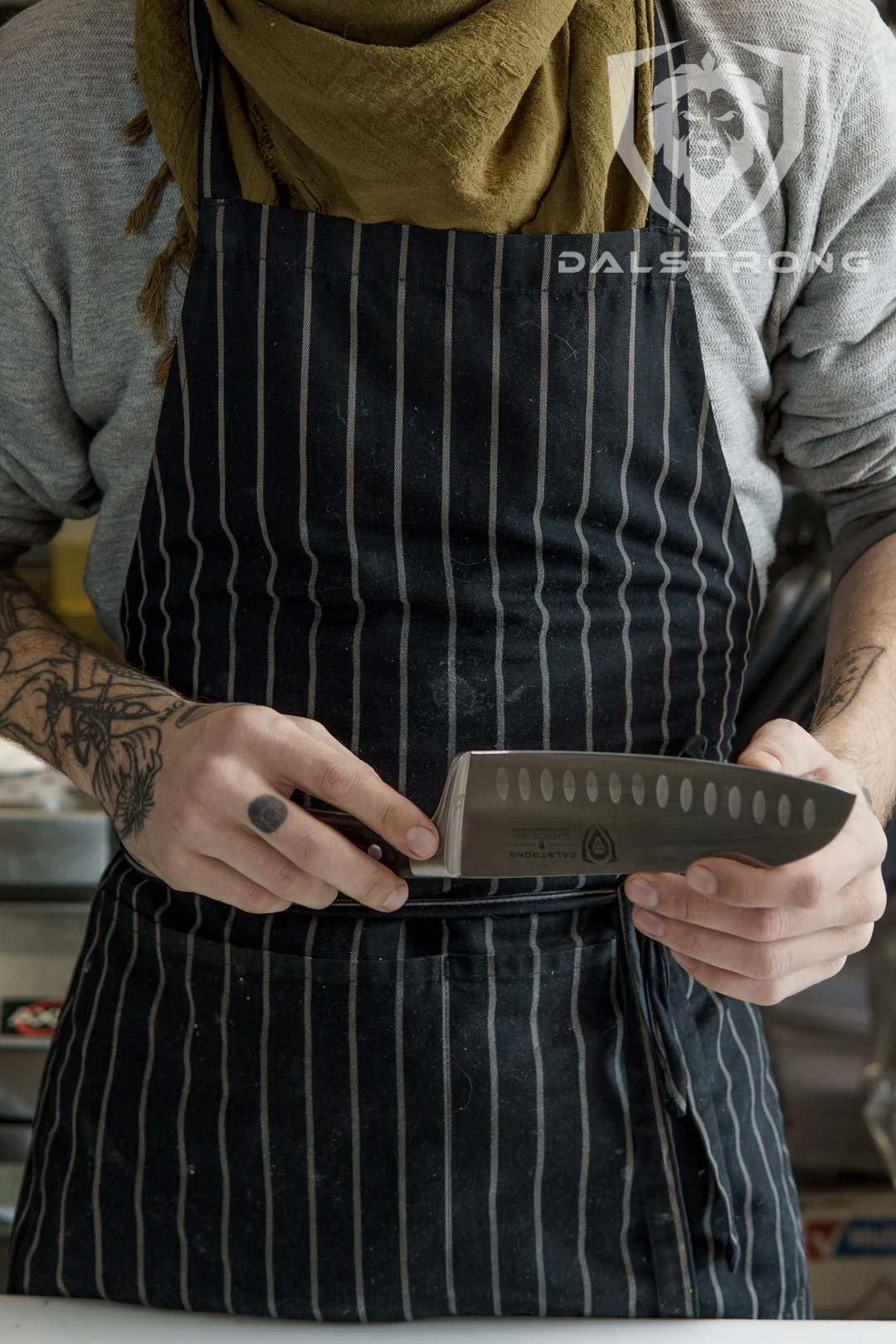 Santoku Knife 7" | Gladiator Series Elite | NSF Certified | Dalstrong © - Image 8