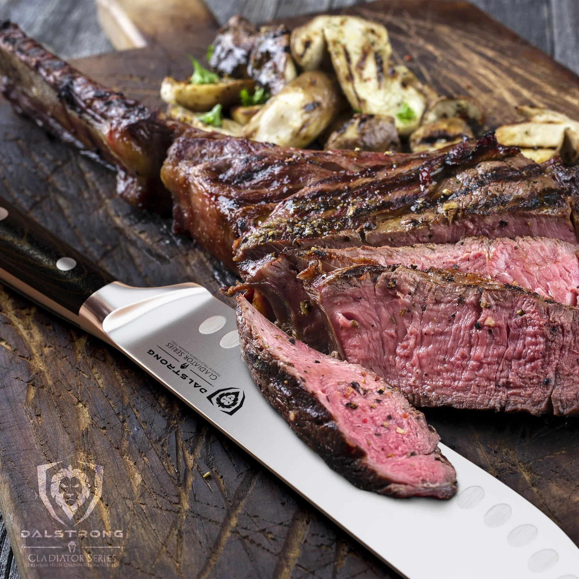 Bull Nose Butcher & Breaking Knife 8" | Gladiator Series | NSF Certified | Dalstrong © - Image 9
