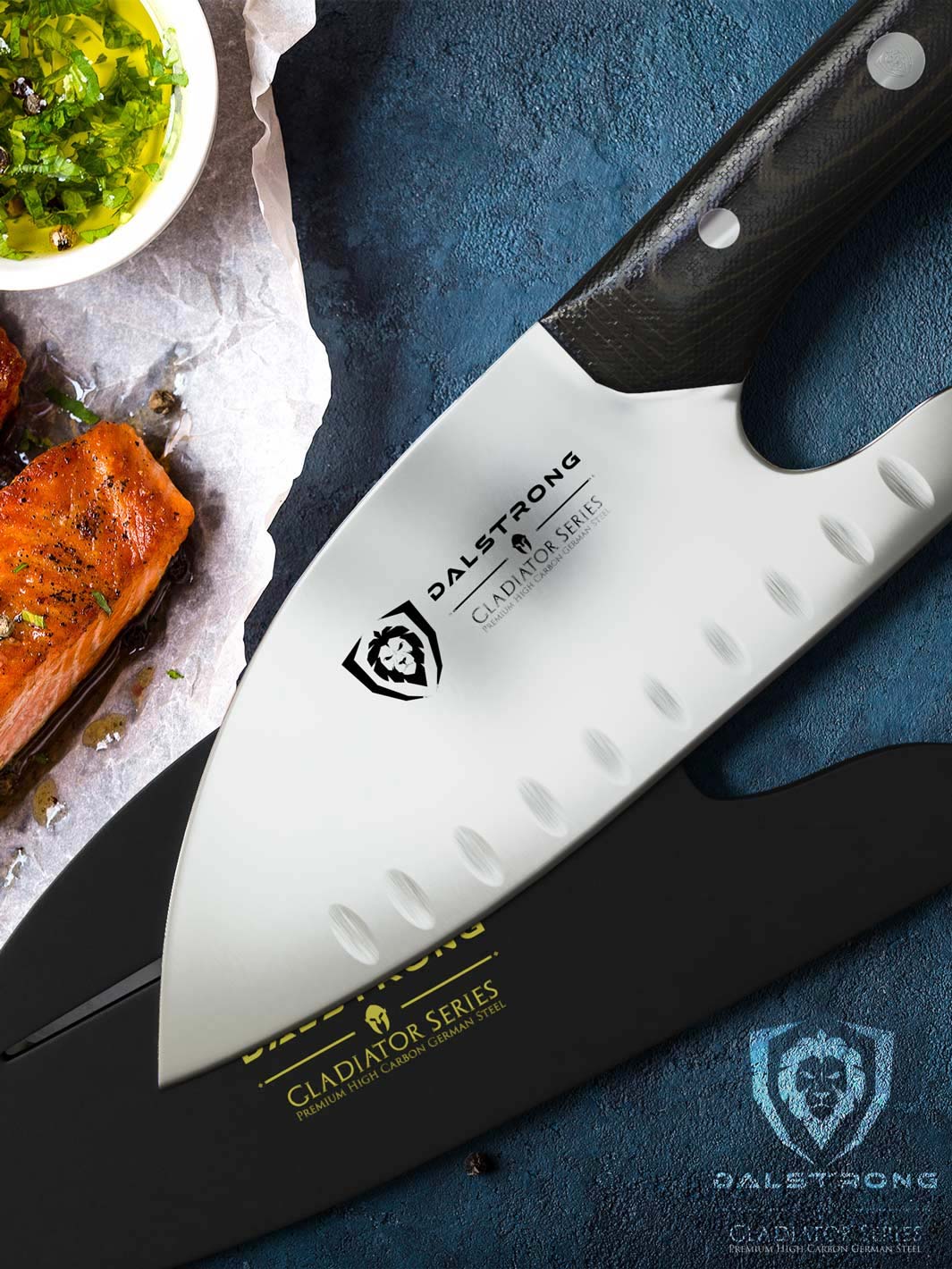 Guardian Chef's Knife 8" - Ergonomic | Gladiator Series | NSF Certified | Dalstrong © - Image 10