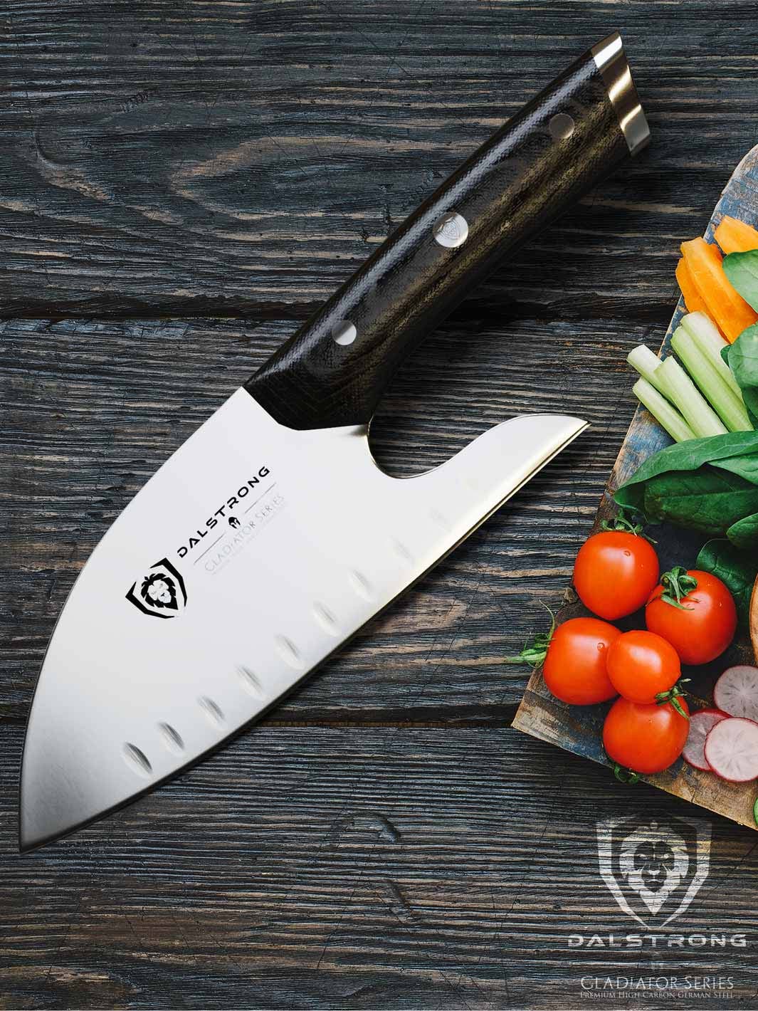Guardian Chef's Knife 8" - Ergonomic | Gladiator Series | NSF Certified | Dalstrong © - Image 9