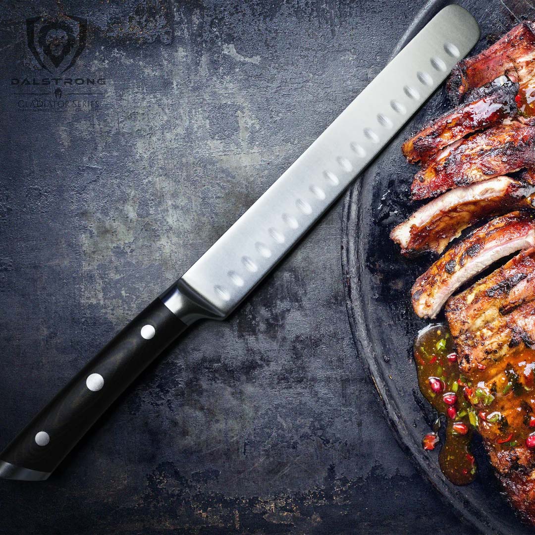 Slicing Carving Knife 8" | Gladiator Series | NSF Certified | Dalstrong © - Image 9