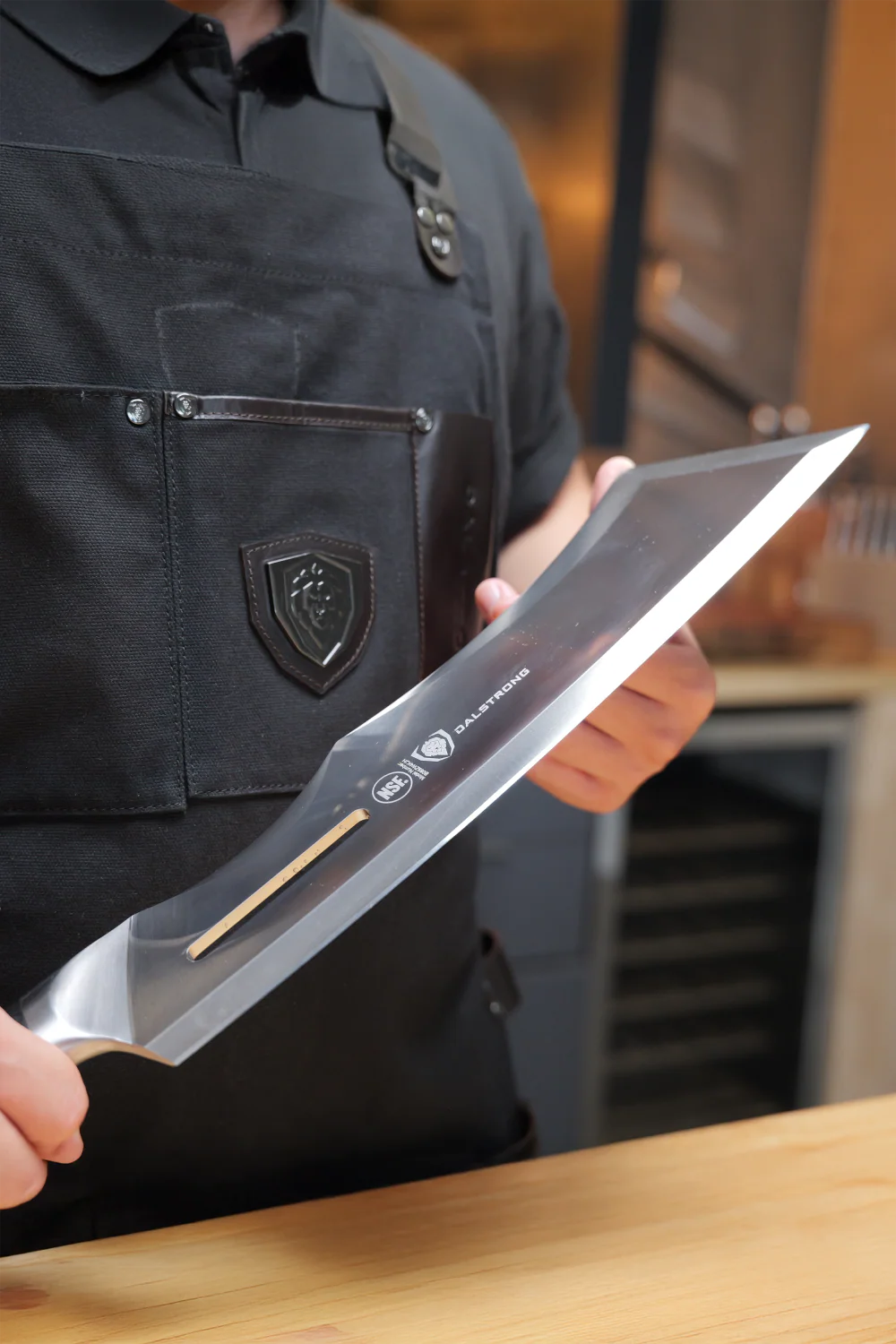 Annihilator Meat Cleaver with Stand 14" | Gladiator Series | Cleaver NSF Certified | Dalstrong © - Image 7