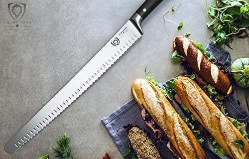 Extra-Long Serrated Slicer 14" | Gladiator Series | NSF Certified | Dalstrong © - Image 11