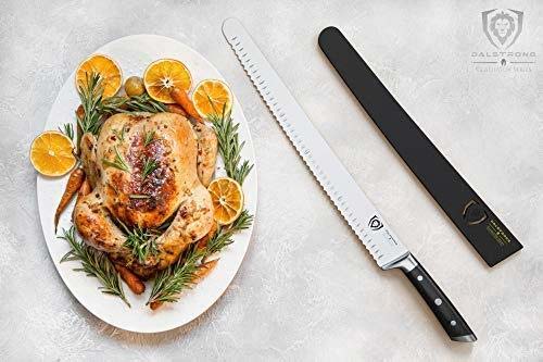 Extra-Long Serrated Slicer 14" | Gladiator Series | NSF Certified | Dalstrong © - Image 9