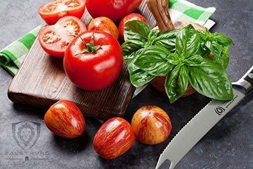 Serrated Tomato Knife 5" | Gladiator Series | NSF Certified | Dalstrong © - Image 10