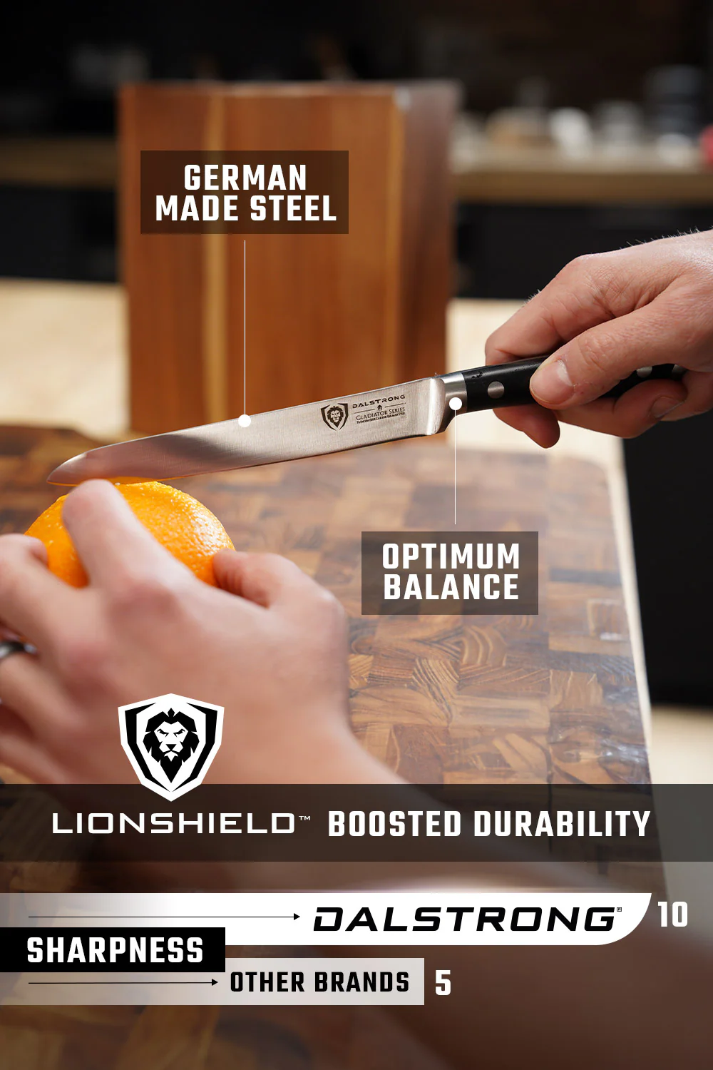 Utility Knife 6" | Gladiator Series | NSF Certified | Dalstrong © - Image 6