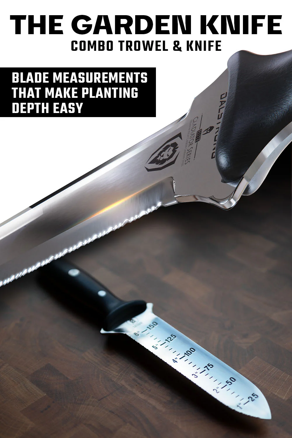 Hori Hori Blade 6.5" | Gladiator Series | NSF Certified | Dalstrong © - Image 2