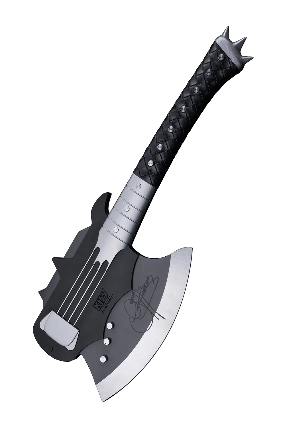 KISS™ x StudioForge™ | Gene Simmons' HELLFIRE DEMON AXE | 7.5” Collector’s Meat Axe & Display Stand - Image 7
