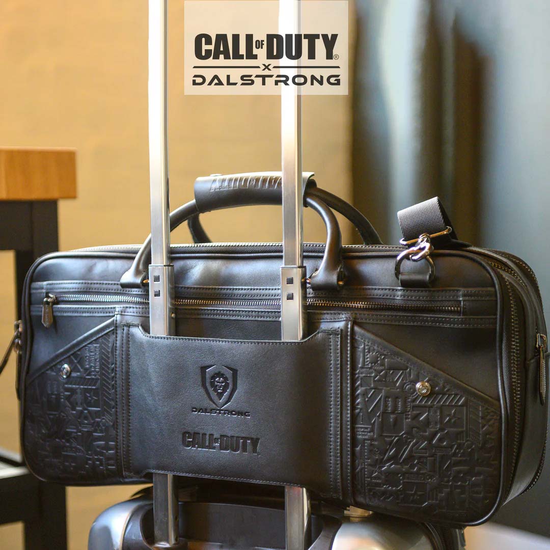 Limited Edition Leather Knife Bag | Call of Duty © Edition | Black Genuine Leather | EXCLUSIVE COLLECTOR BAG | Dalstrong © - Image 4