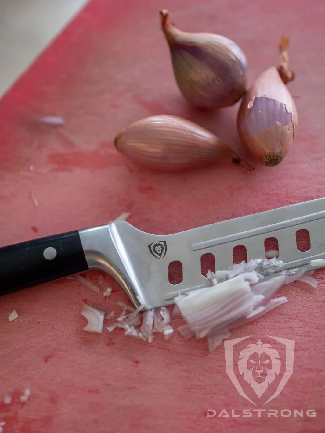 Nakiri Asian Vegetable Knife 6" | Offset Blade | Gladiator Series | NSF Certified | Dalstrong © - Image 9