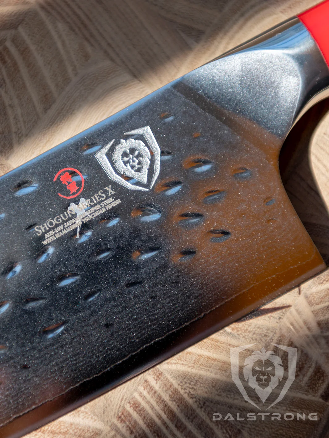 Nakiri Vegetable Knife 6" | Crimson Red ABS Handle | Shogun Series | X | Dalstrong © - Image 2