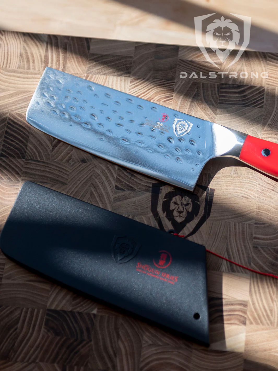 Nakiri Vegetable Knife 6" | Crimson Red ABS Handle | Shogun Series | X | Dalstrong © - Image 3