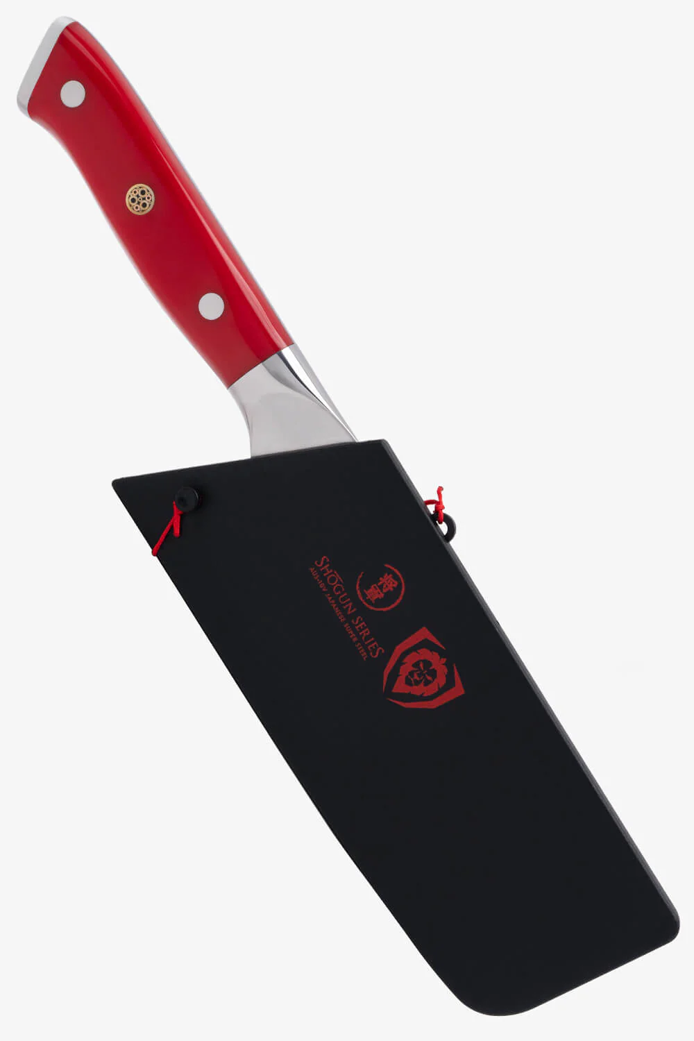 Nakiri Vegetable Knife 6" | Crimson Red ABS Handle | Shogun Series | X | Dalstrong © - Image 4