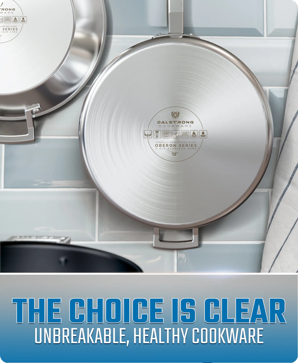 3 Quart Stock Pot | ETERNA Non-Stick | Oberon Series | Dalstrong © - Image 3