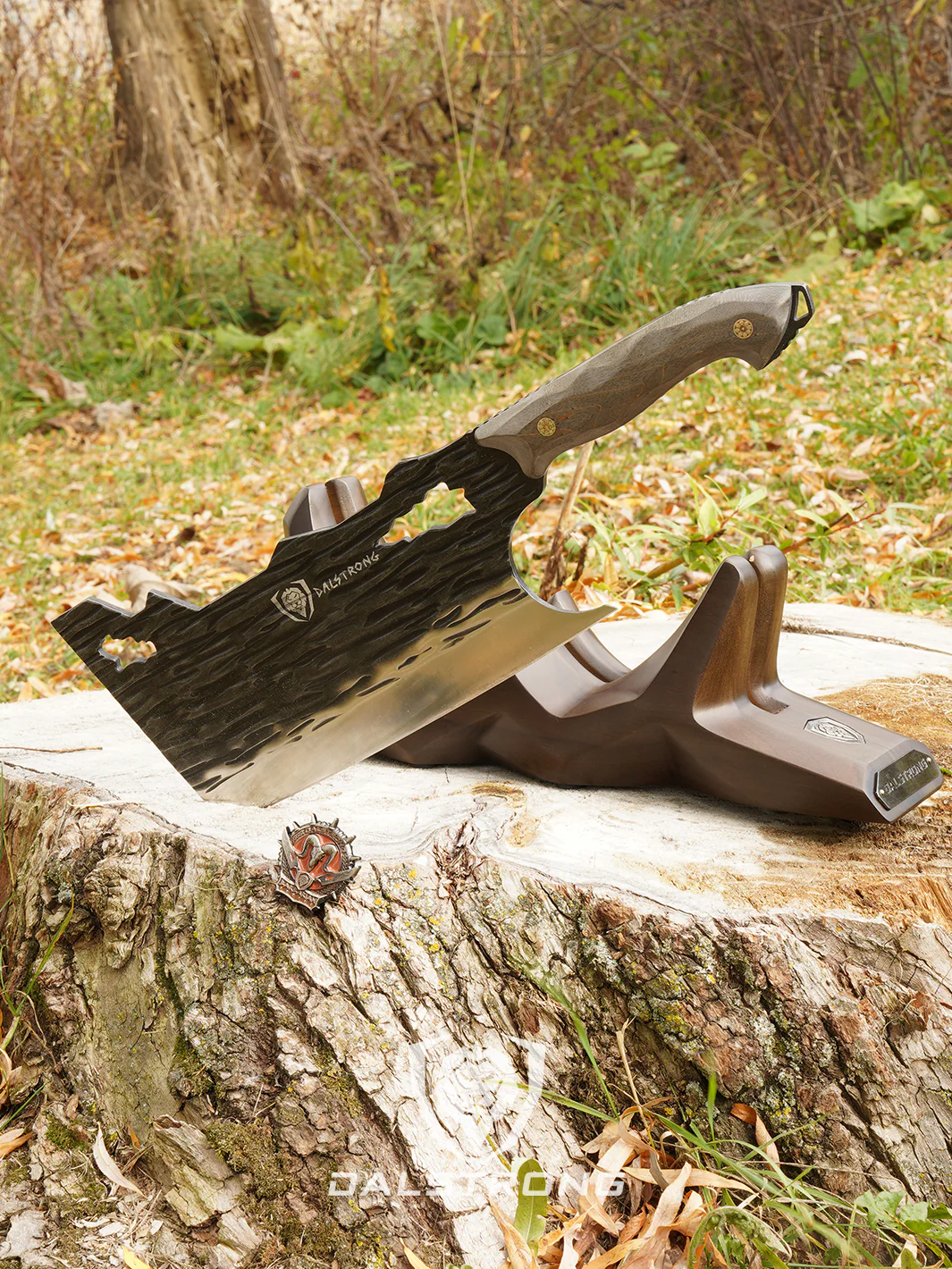 Obliterator Cleaver Knife | Acacia Wood Stand | The Barbarian Series™ | Dalstrong © - Image 11