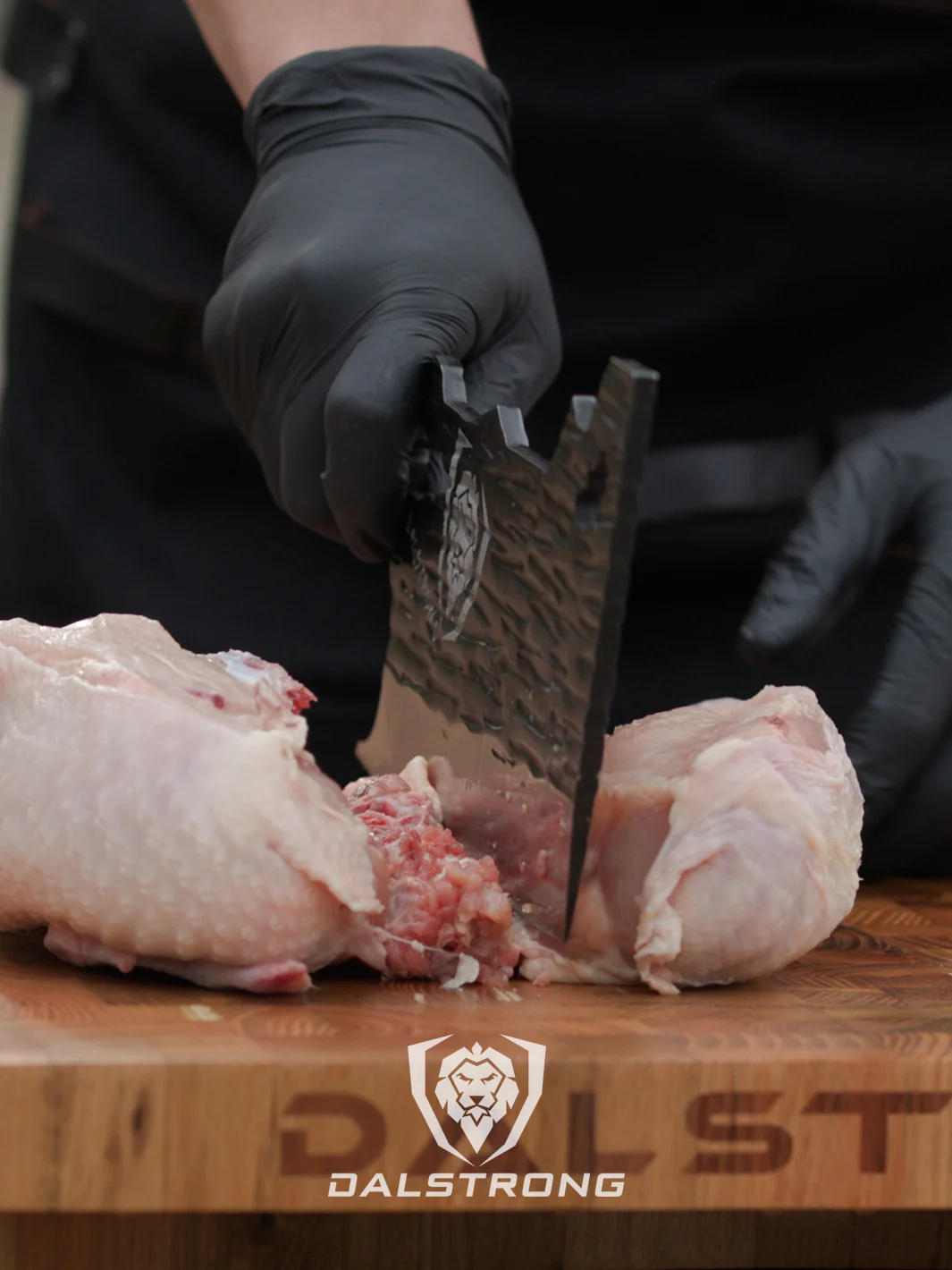 Obliterator Cleaver Knife | Acacia Wood Stand | The Barbarian Series™ | Dalstrong © - Image 12