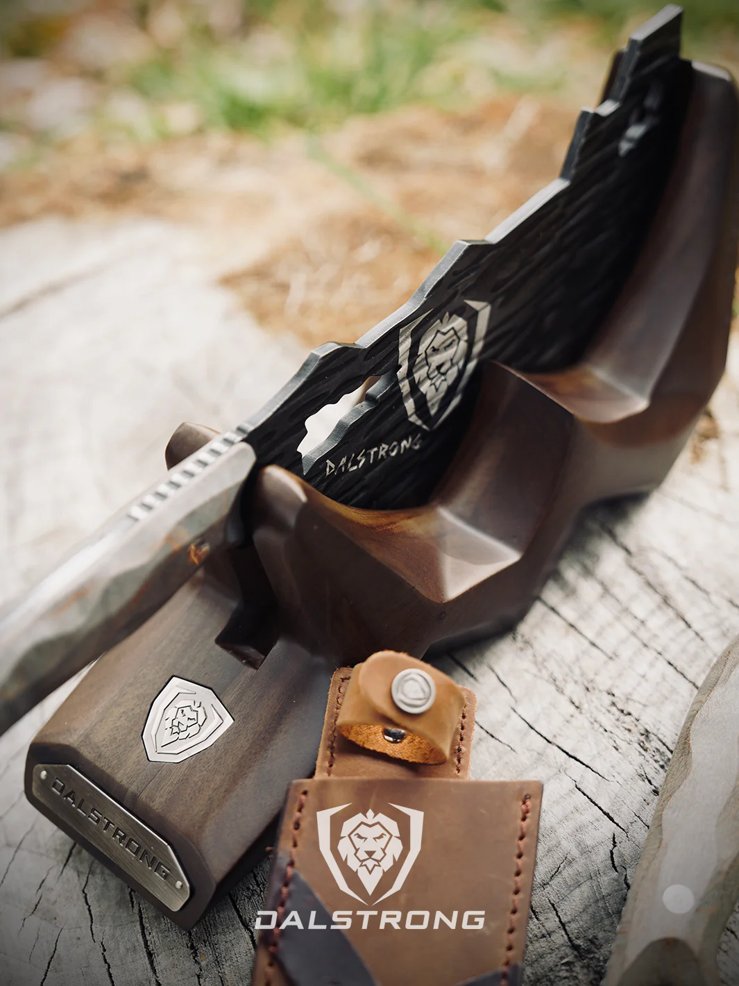 Obliterator Cleaver Knife | Acacia Wood Stand | The Barbarian Series™ | Dalstrong © - Image 13