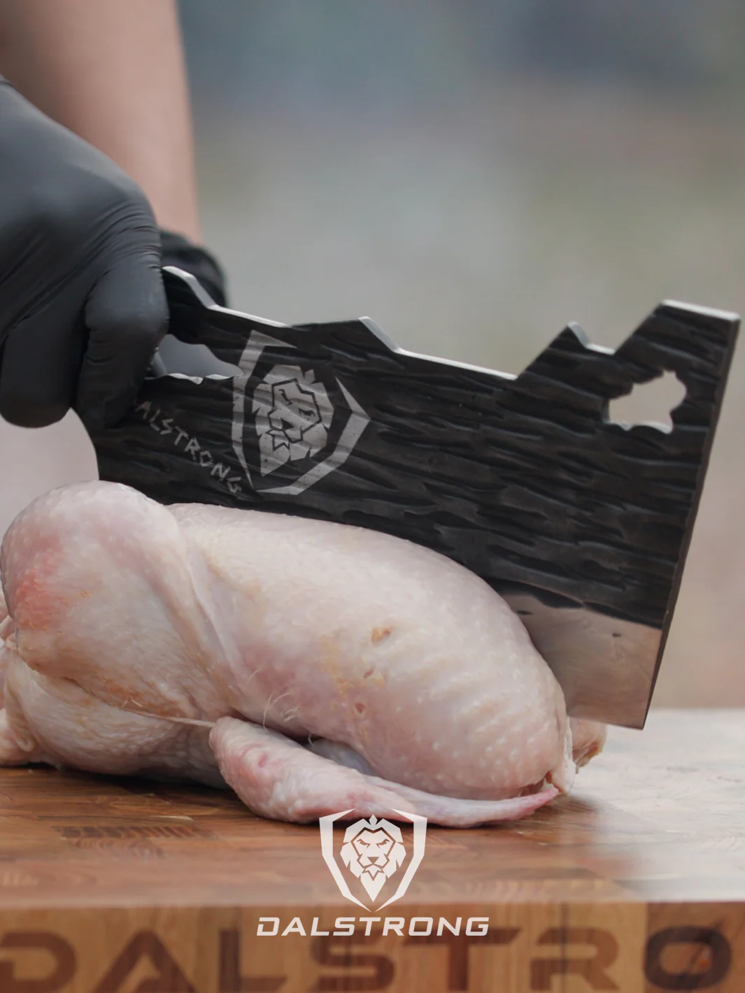 Obliterator Cleaver Knife | Acacia Wood Stand | The Barbarian Series™ | Dalstrong © - Image 14
