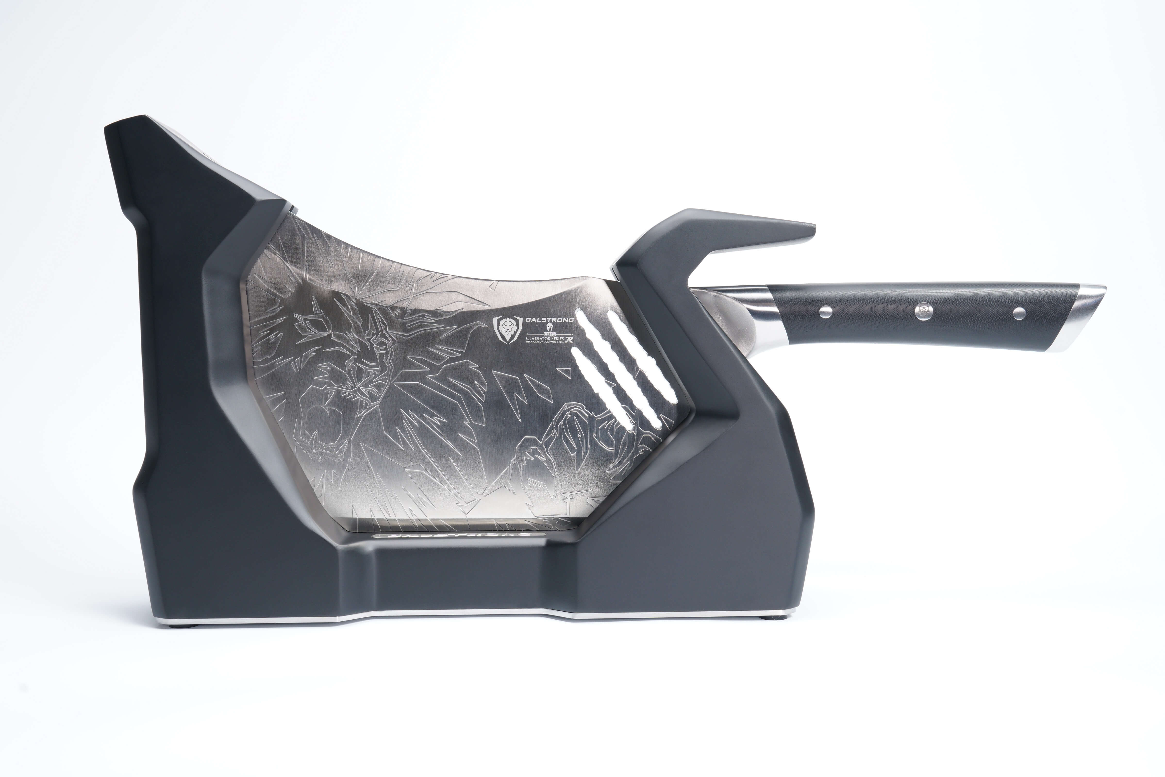 Obliterator XL Cleaver Knife | Rubberwood Stand | Gladiator Series R | Dalstrong © - Image 3