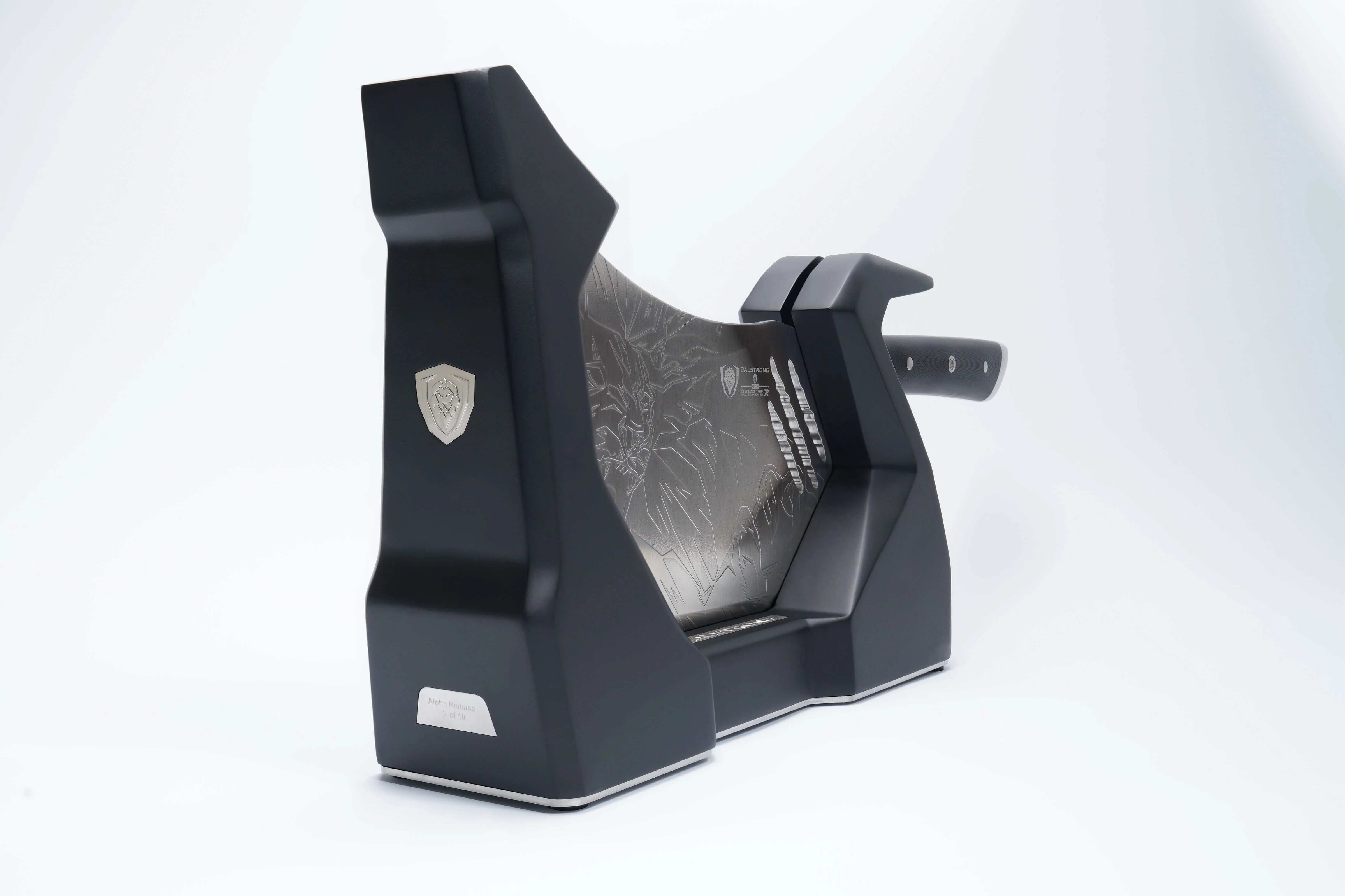 Obliterator XL Cleaver Knife | Rubberwood Stand | Gladiator Series R | Dalstrong © - Image 5