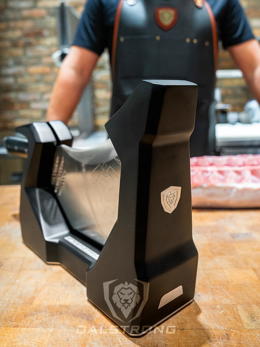 Obliterator XL Cleaver Knife | Rubberwood Stand | Gladiator Series R | Dalstrong © - Image 8