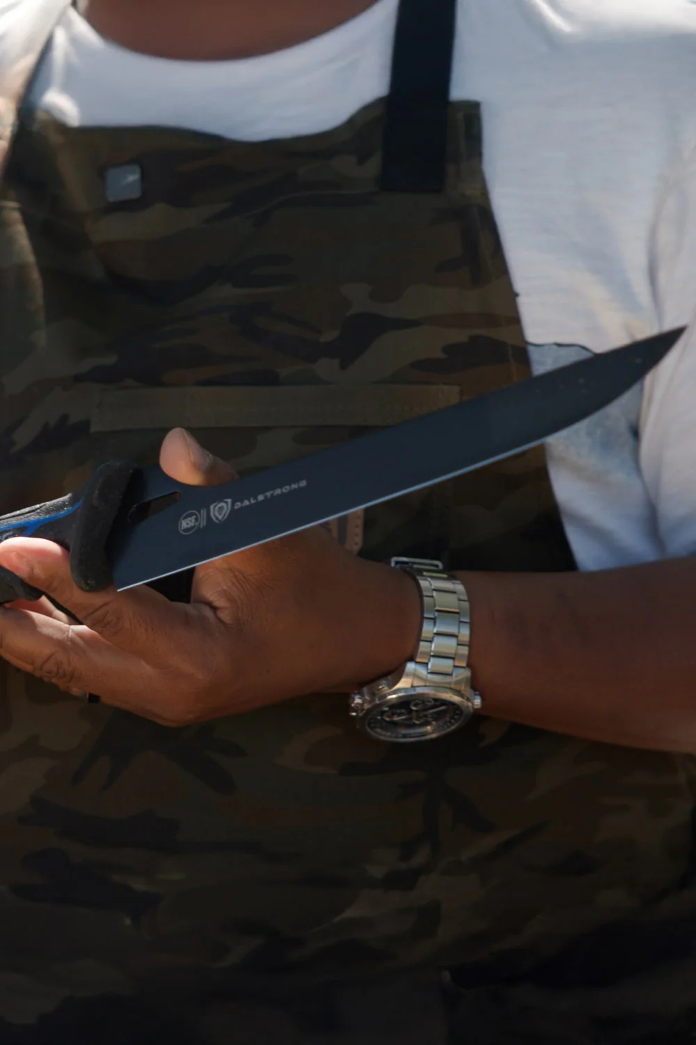 Offset Slicing & Carving Knife 10" | Night Shark Series | NSF Certified | Dalstrong © - Image 12