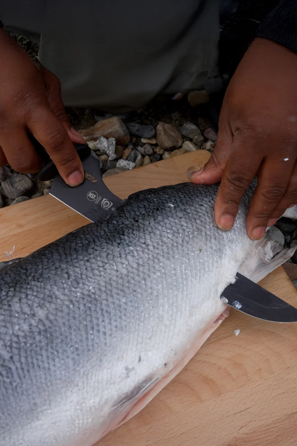 Offset Slicing & Carving Knife 10" | Night Shark Series | NSF Certified | Dalstrong © - Image 7