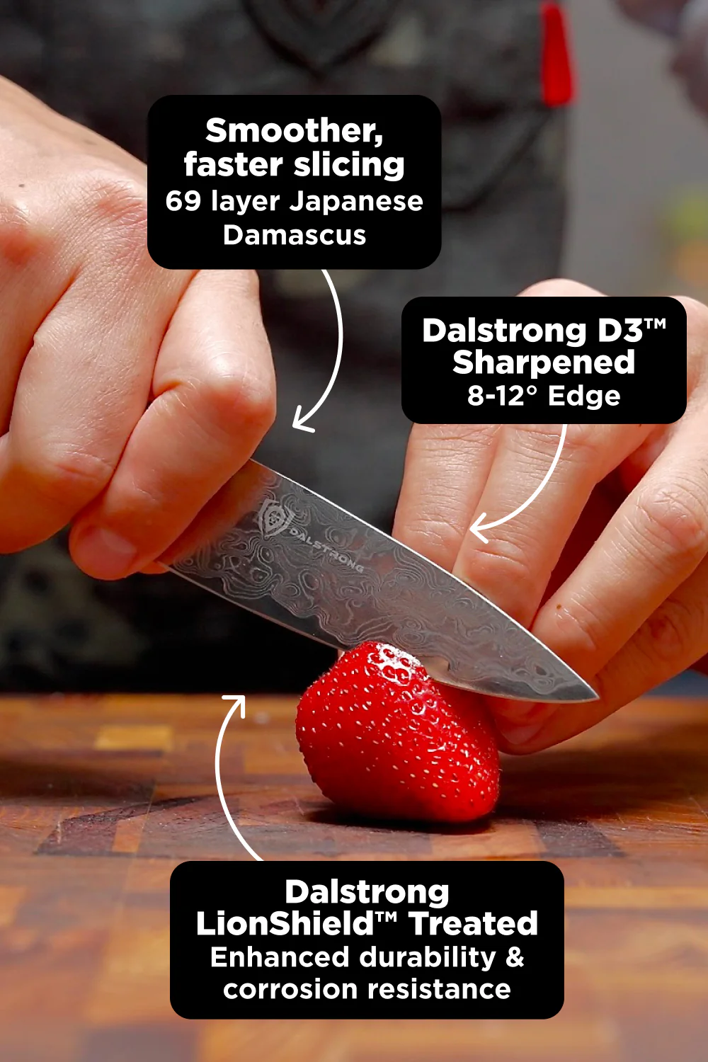 Paring Knife 4" | The Scorpion Series | Venom Edition | Dalstrong © - Image 5
