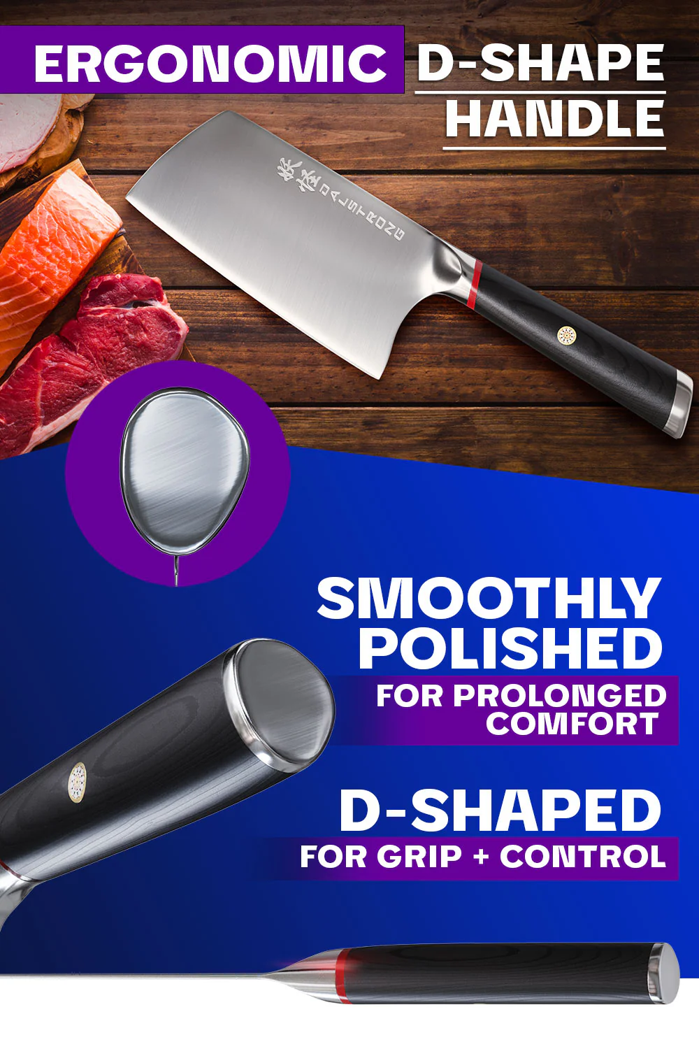 Cleaver Knife 7" | Phantom Series | Dalstrong © - Image 6