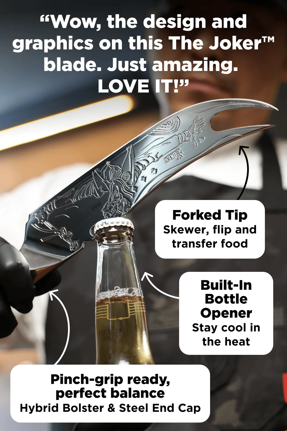 Pitmaster BBQ Knife 8" | THE JOKER™ Edition | Dalstrong © - Image 6
