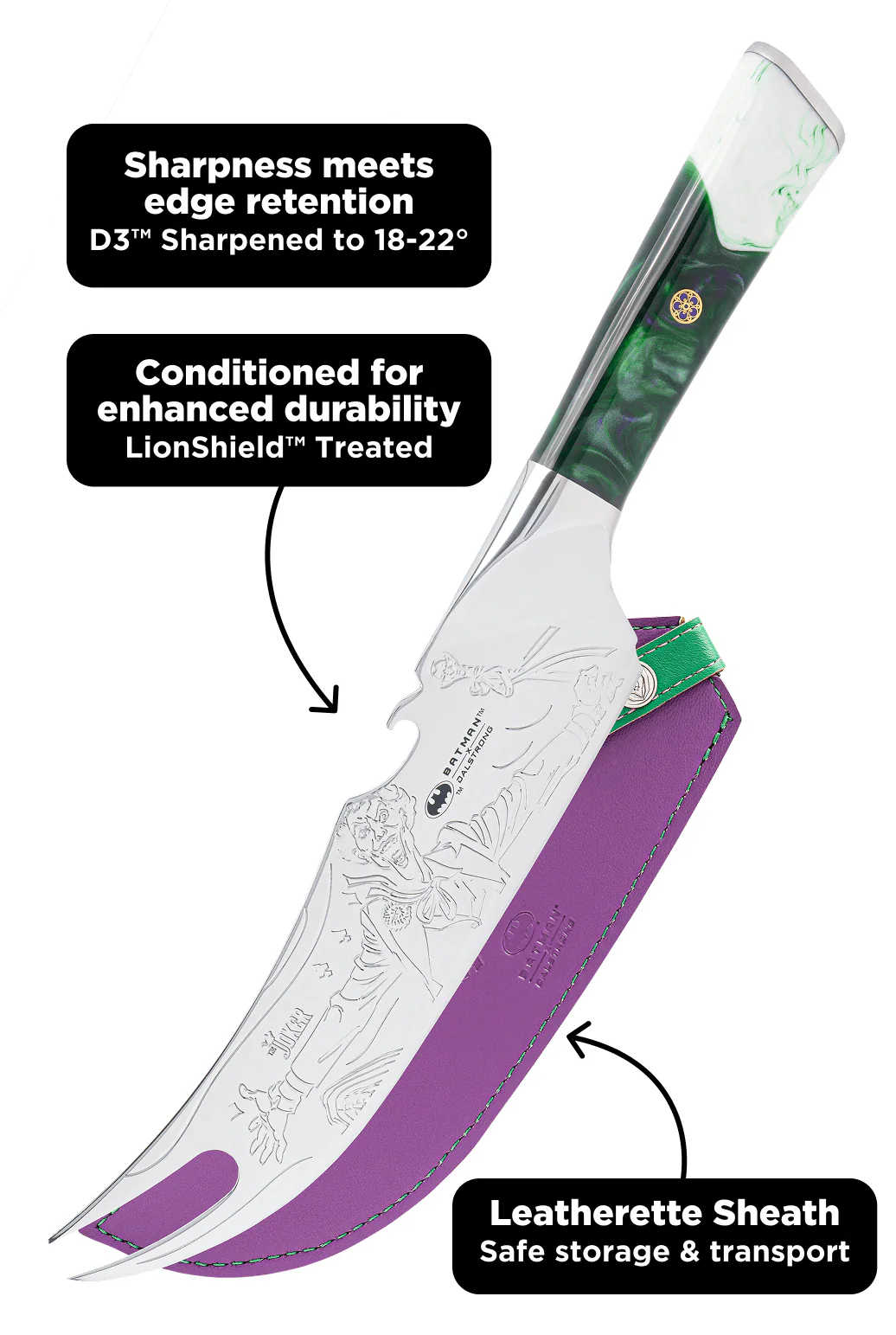 Pitmaster BBQ Knife 8" | THE JOKER™ Edition | Dalstrong © - Image 8