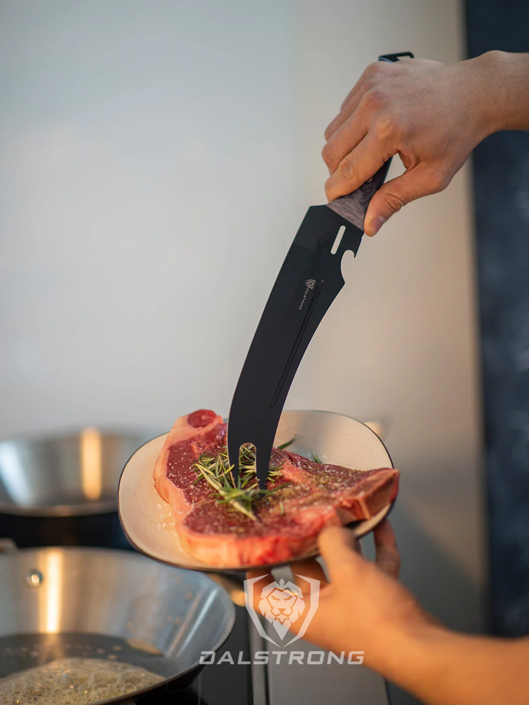 Pitmaster Knife 9" | Delta Wolf Series | Forked Tip & Bottle Opener | Dalstrong © - Image 7