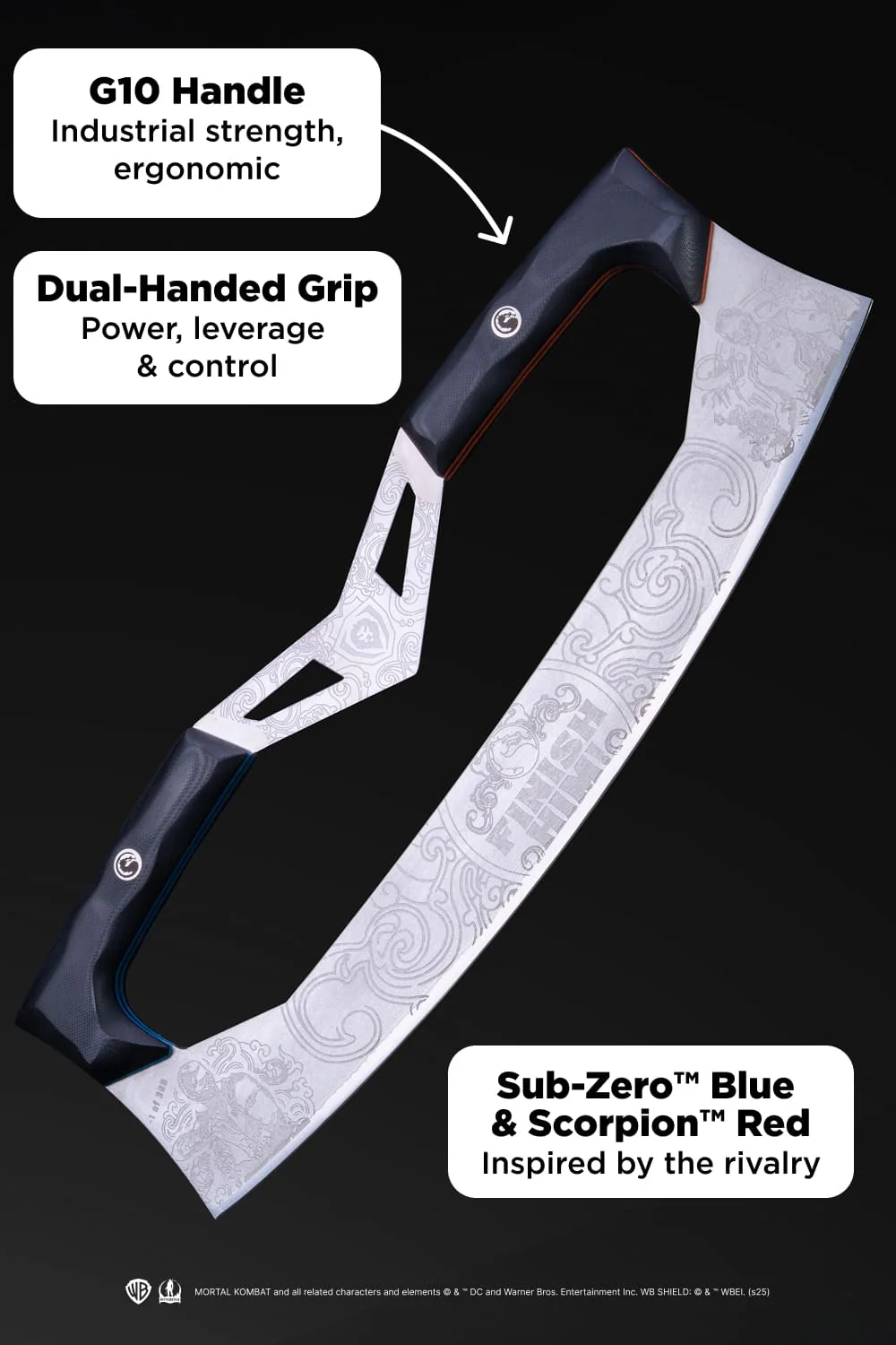 Pizza Knife 14" | MORTAL KOMBAT™ Edition | Dalstrong © - Image 9