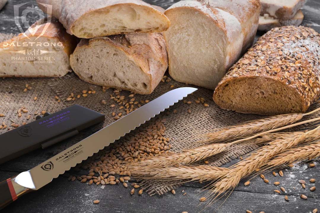 Serrated Bread Knife 9" | Phantom Series | Dalstrong © - Image 8