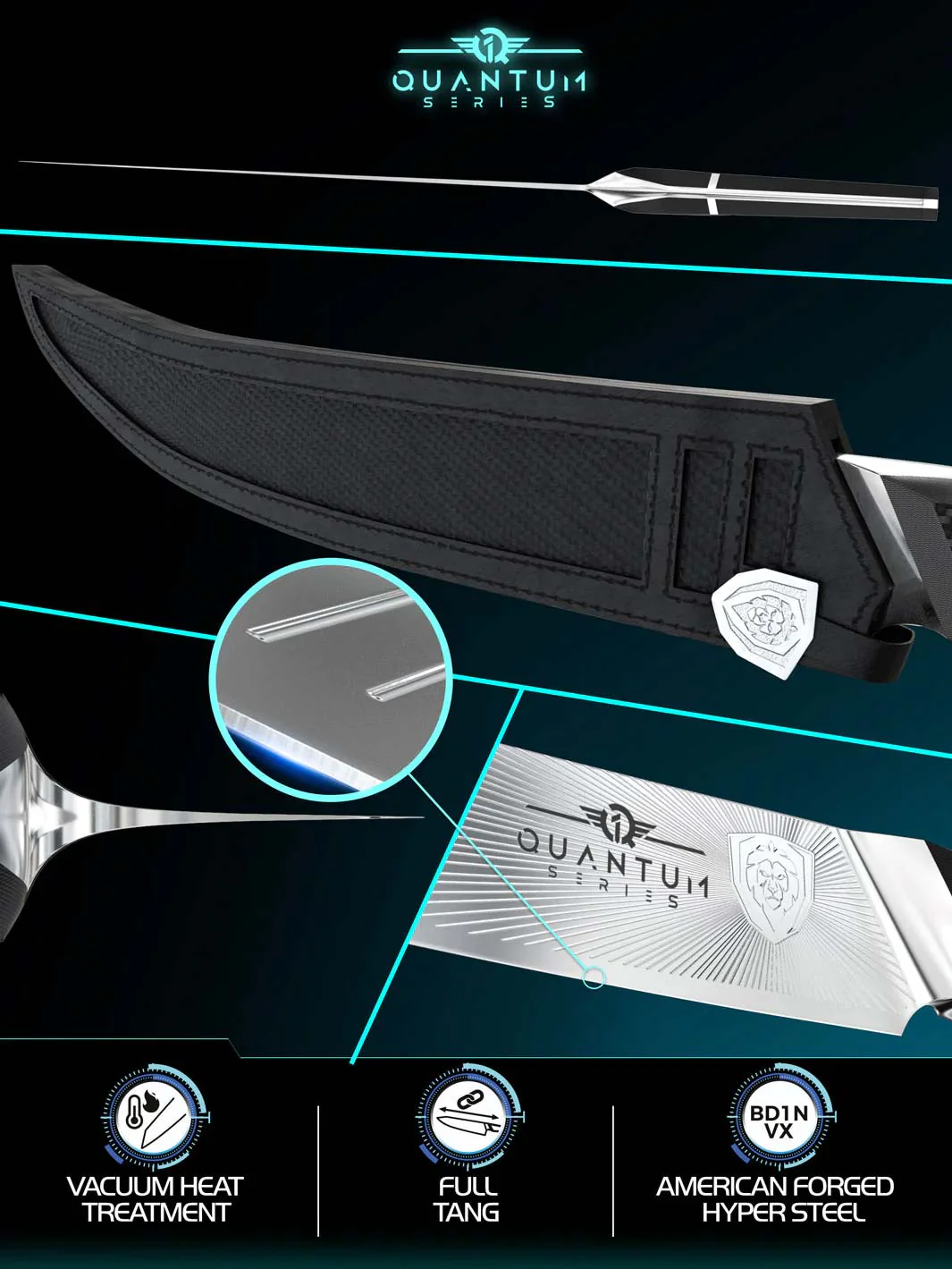 Butcher & Breaking Knife 10" | Quantum 1 Series | Dalstrong © - Image 4