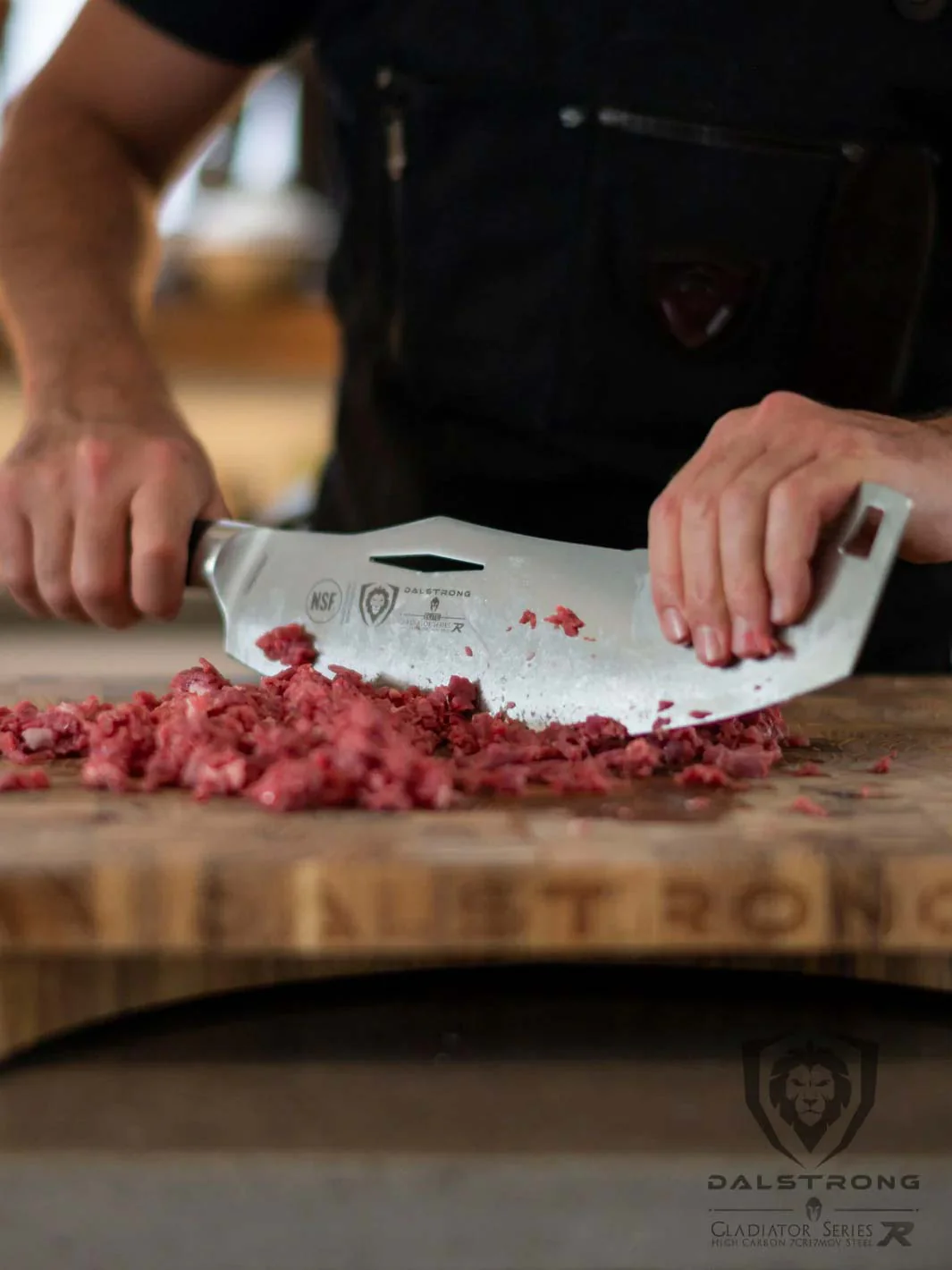 Rocking Cleaver Knife 12" | Gladiator Series | Limited Edition | NSF Certified | Dalstrong © - Image 9