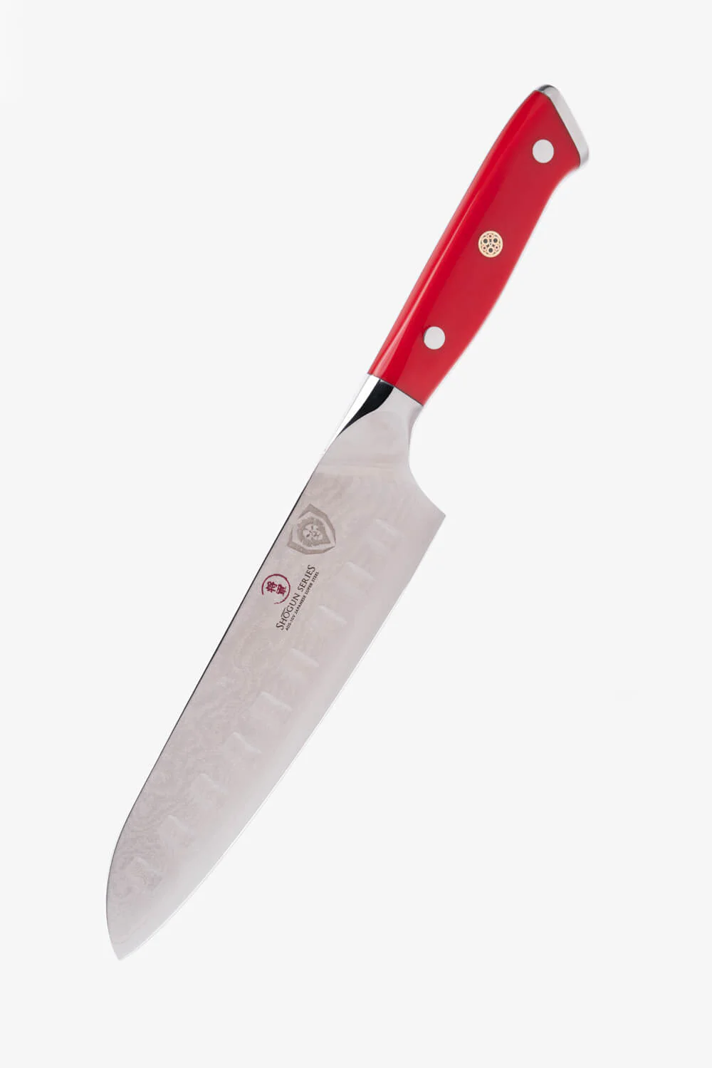 Santoku Knife 7" | Crimson Red ABS Handle | Shogun Series | Dalstrong ©