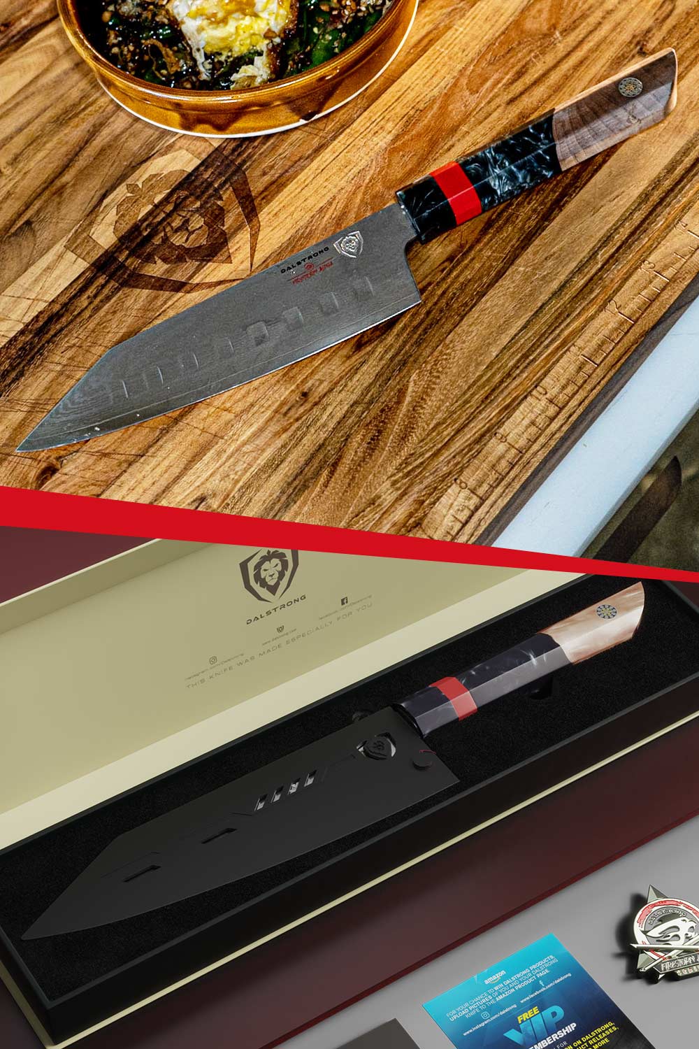 Santoku Knife 7" | Firestorm Alpha Series | Dalstrong © - Image 6