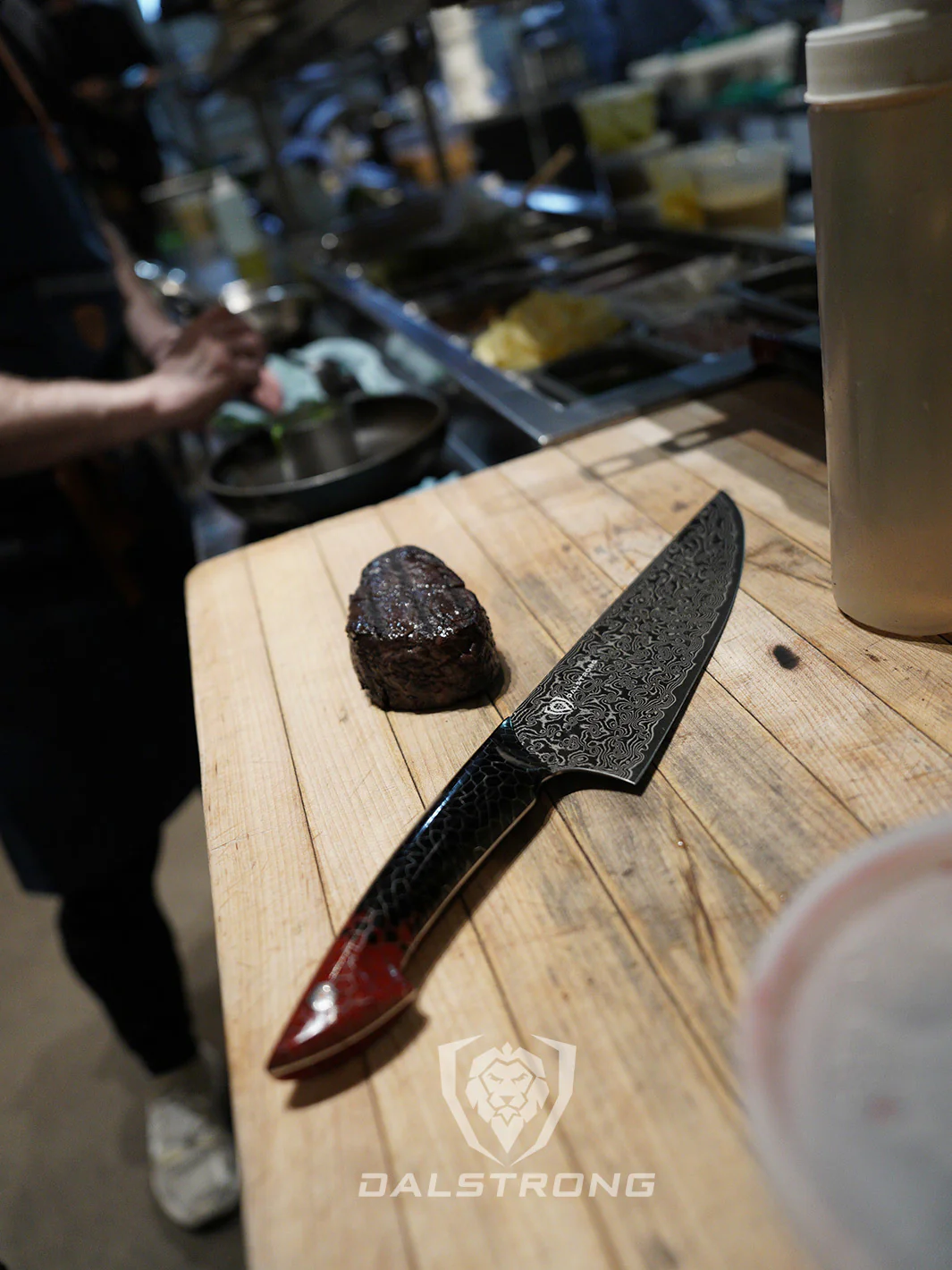 Scorpion Hellfire Bundle | 8" Chef's Knife + 4" Paring Knife + 11" Slicer Knife - Image 4